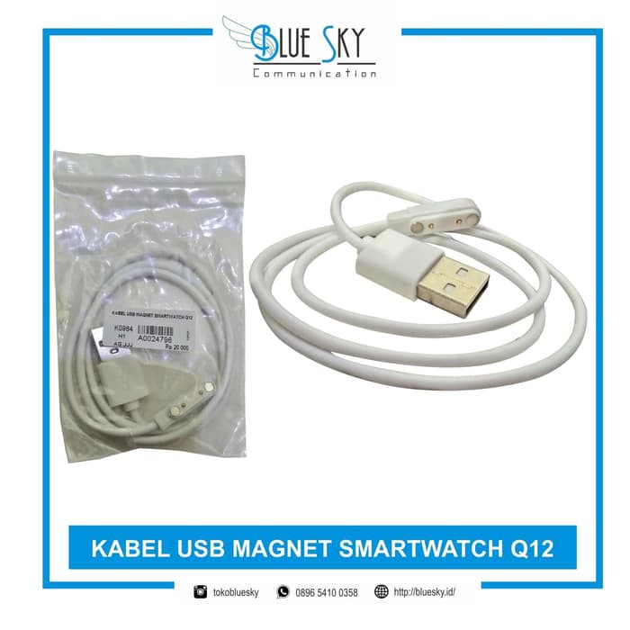 KABEL CHARGER USB MAGNET SMARTWATCH Q12