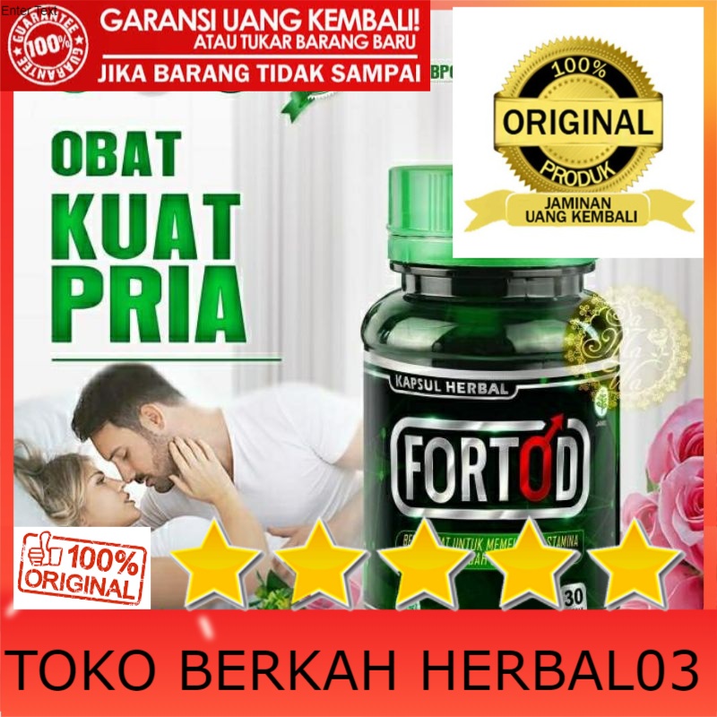 100% ASLI FORTOD - Obat Herbal Pembesar Alat Kemaluan Kelamin Alat Vital Pria