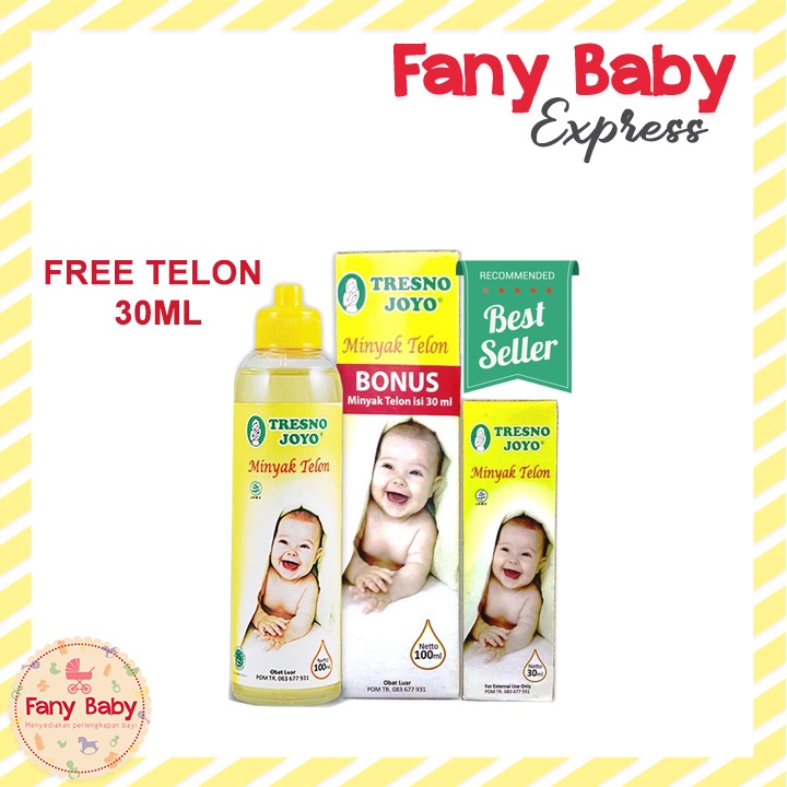 TRESNOJOYO MINYAK TELON 100ML - FREE 30ML [BUNDLING 30ML FREE]