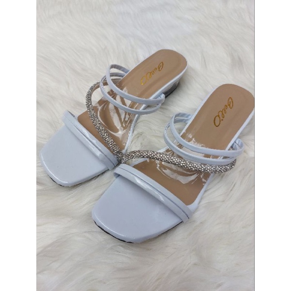 SANDAL HAK KACA 3CM NEW MODEL