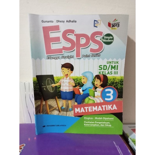 buku esps matematika kelas 3 SD Erlangga