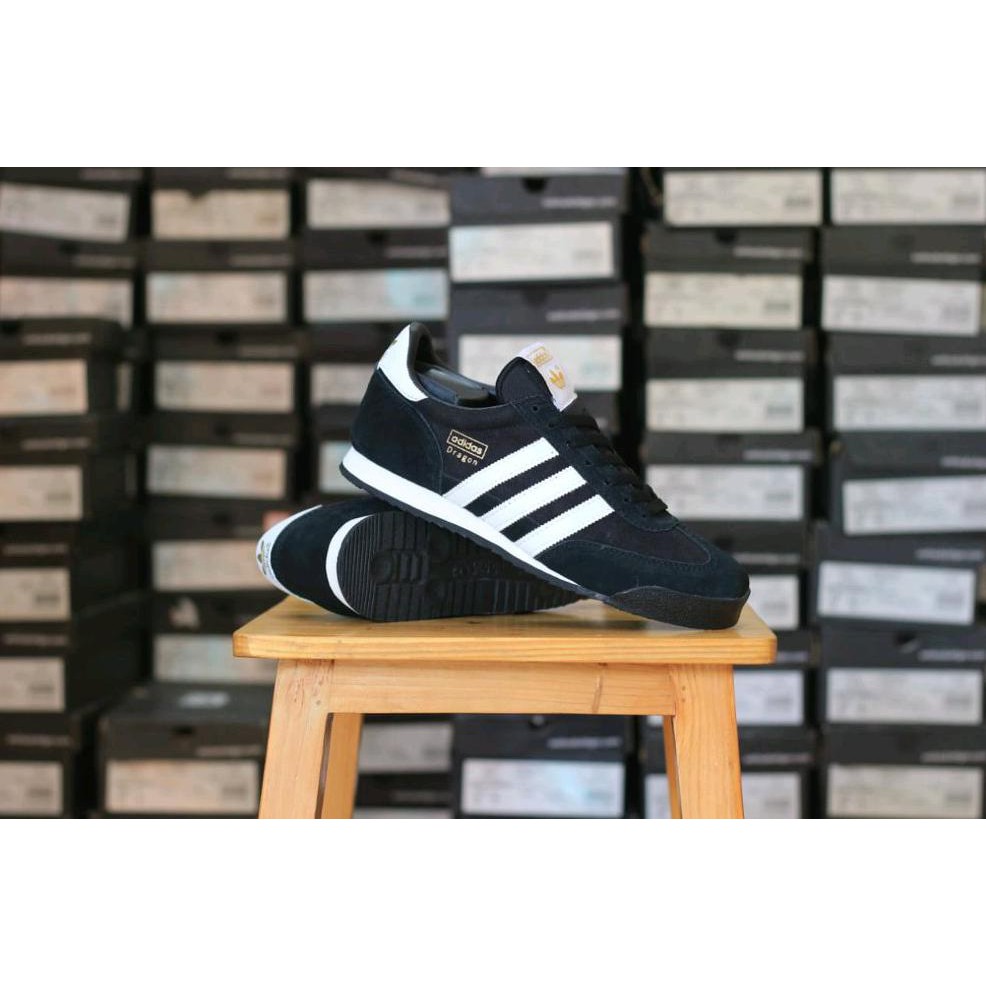 Sepatu Adidas Dragon Black Original - Adidas Dragon Original - Adidas Original Dragon - Sepatu Pria