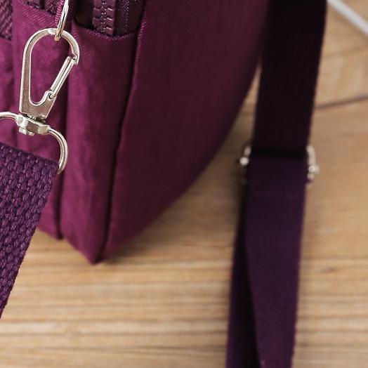 ➲ SLP077 - NYLON POUCH SELEMPANG HP HANDPHONE WATERPROOF WANITA 3 SEKAT MURAH IMPORT DOMPET MINI CEW