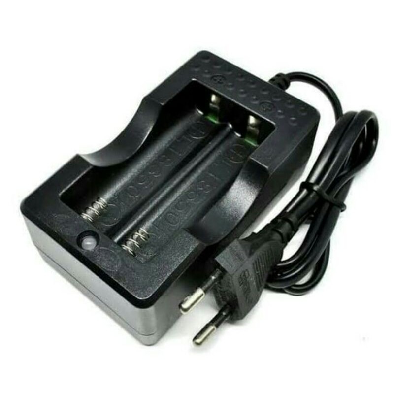 Charger baterai dua slod 18650