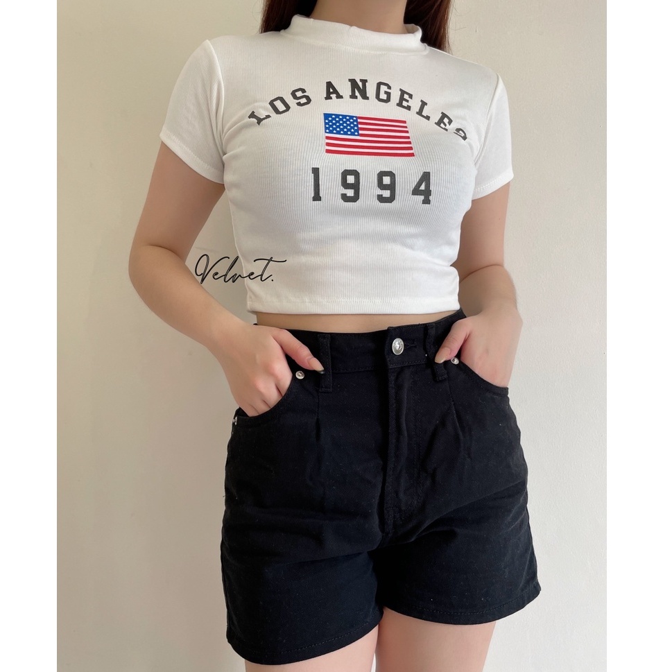 LA Rib Crop Top