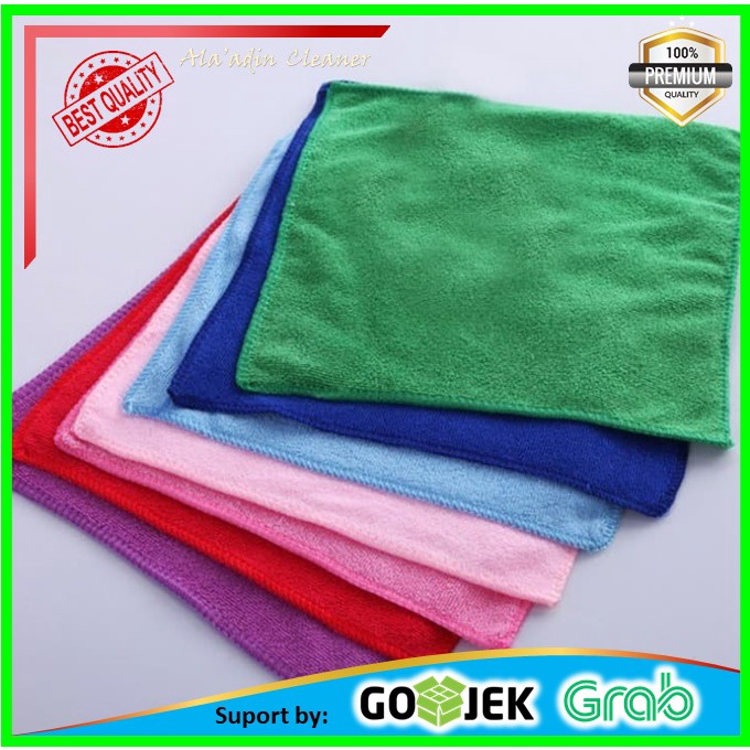 #Promo Terbatas - Kain Lap Microfiber poles wax coating 30x30cm | Murah Berkualitas