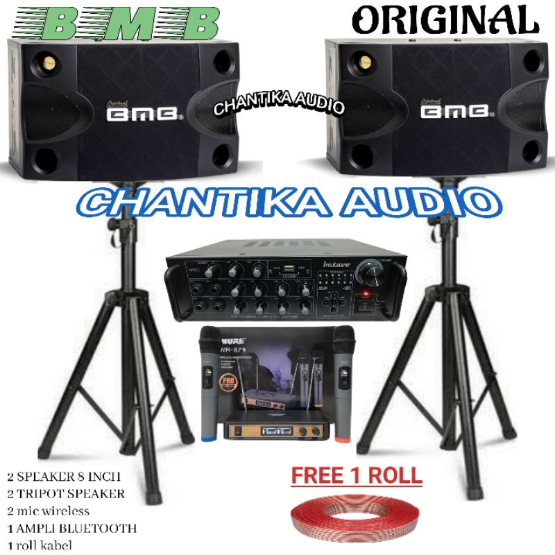 paketan karaoke home theater speaker bmb 8 inch ampli betavo zx 788b paket speaker ruangan