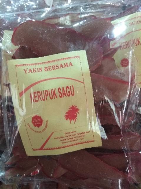 

Kerupuk Sagu Yakin Bersama Khas Bengkalis Riau 250gr