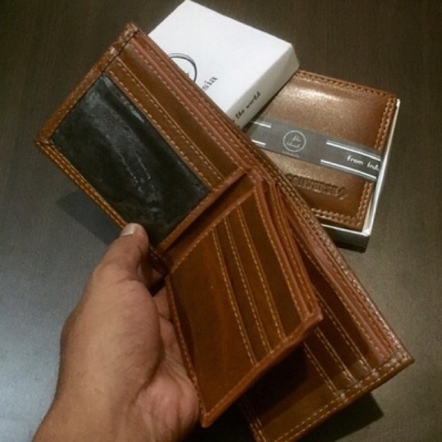 [AHLMN] dompet lipat 3 dimensi Bulak balik bahan kulit sintetis berkualitas #dompet #dompetlipat
