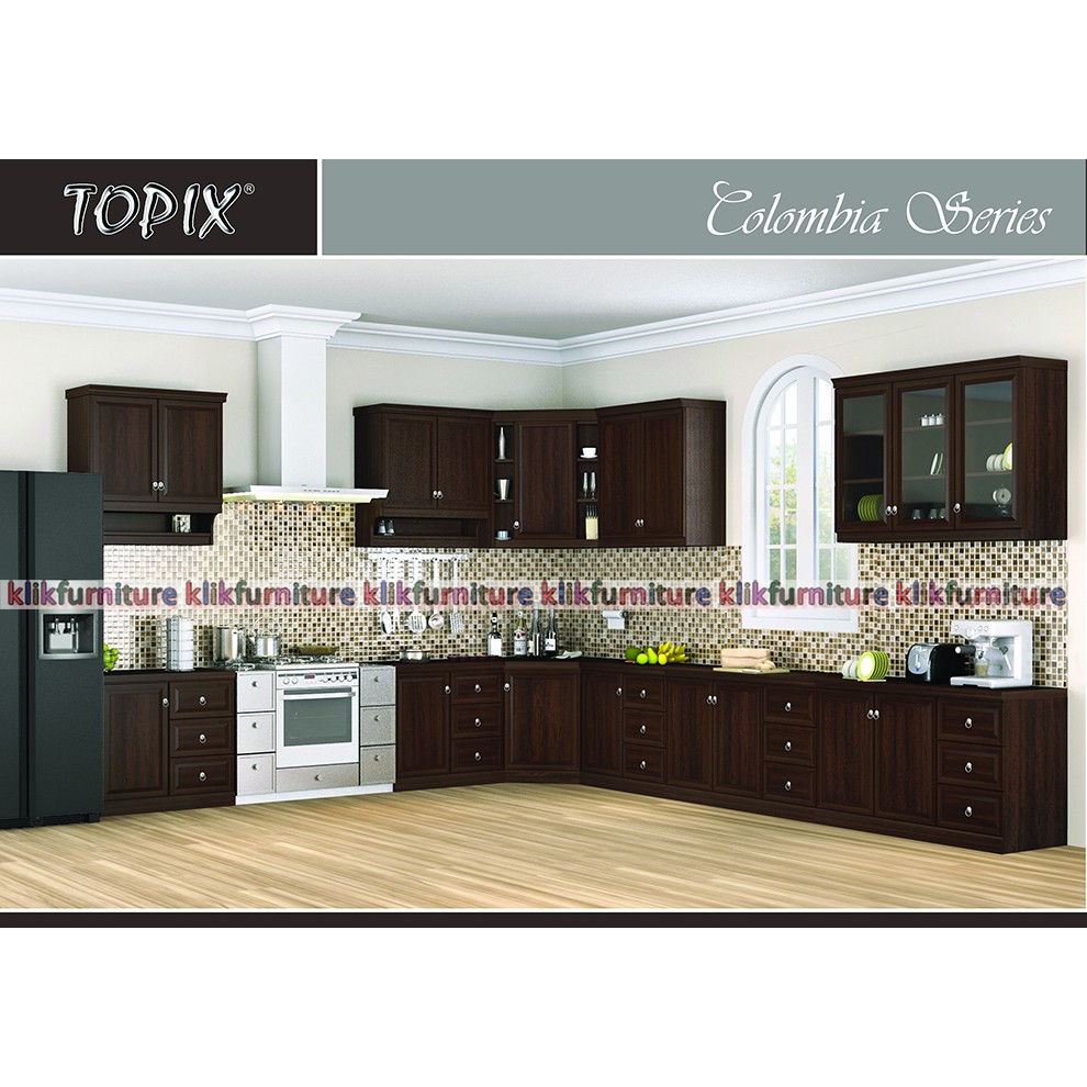 KSA 855 Colombia Topix Kitchen Set 2 Pintu Atas Bumbu