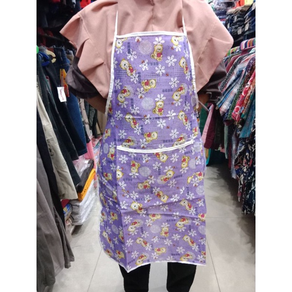 celemek masak / celemek anti air / apron waterproof / celemek polos / apron masak / apron chef