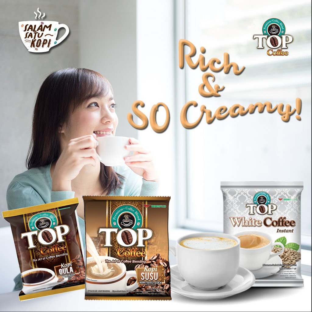 

Top Kopi (5 sachets) - Kopi Gula / Kopu Susu / White Coffee
