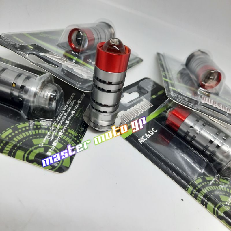 Lampu Depan LED Lampu Utama H6 Laser nyala kuning -Putih hi/Loo AC-Dc Mio Beat Scoopy Supra fino freego lexi