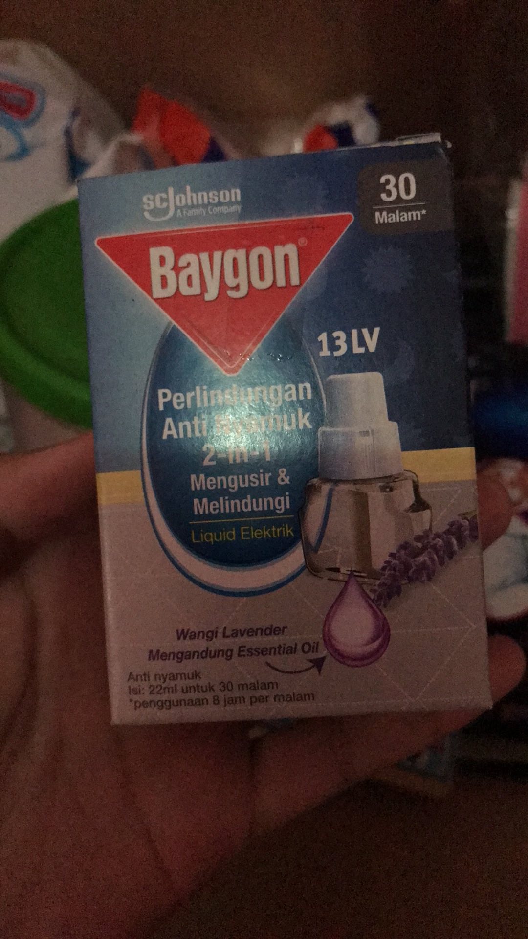 Baygon Liquid Electric Refill Lavender 22 Ml