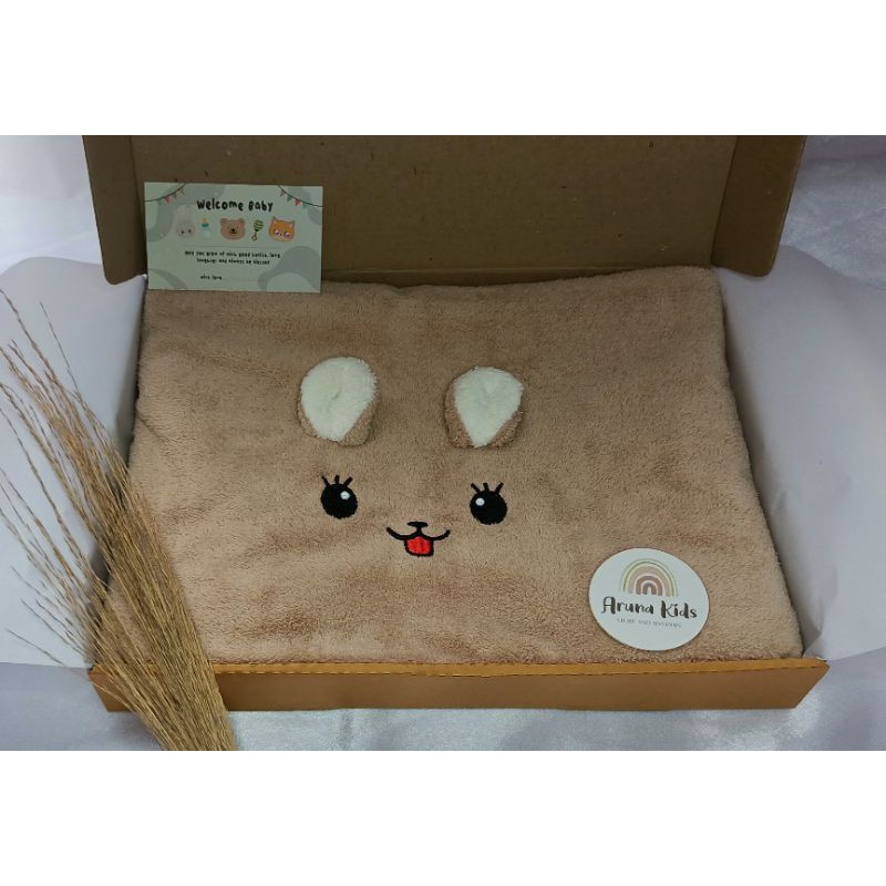 Hampers Kado Lahiran Bayi Handuk Bayi Handuk Microfiber Lembut Baby Gift Handuk Newborn-1