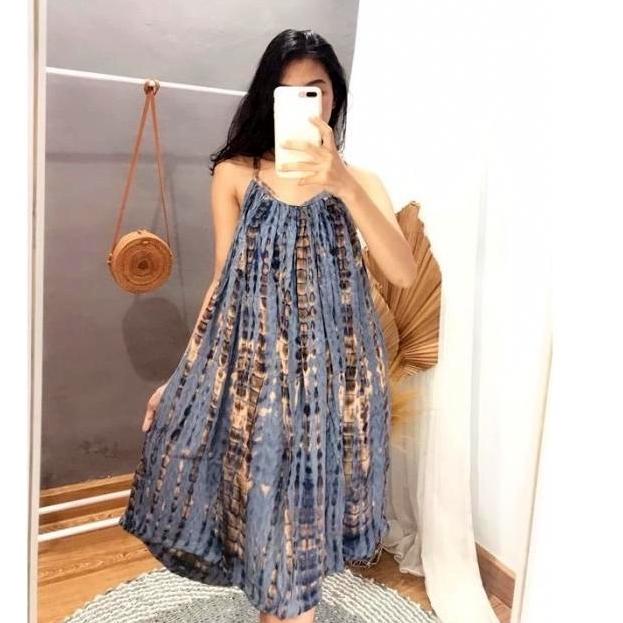 Baju Tidur Seksi|Daster Yukensi Jumbo Payung Pendek (LD 130) - Dress Singlet( Tanpa Lengan)