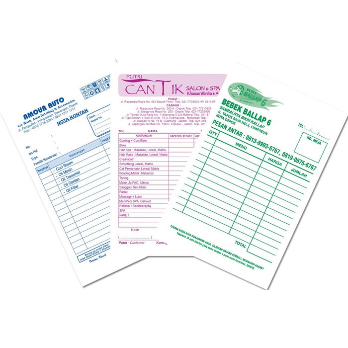 

CETAK FAKTUR NOTA (1 ply) MURAH