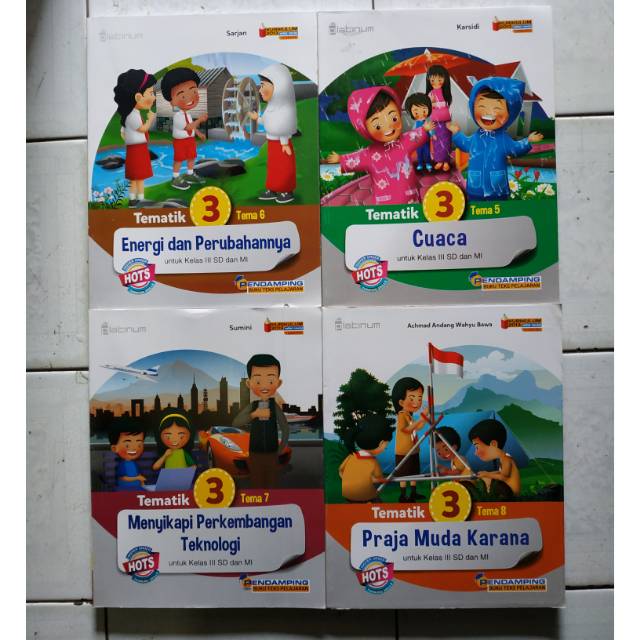 Set Tematik SD kelas 3 Tema 5 6 7 8 Semester 2 K13 Revisi Platinum Tiga Serangkai