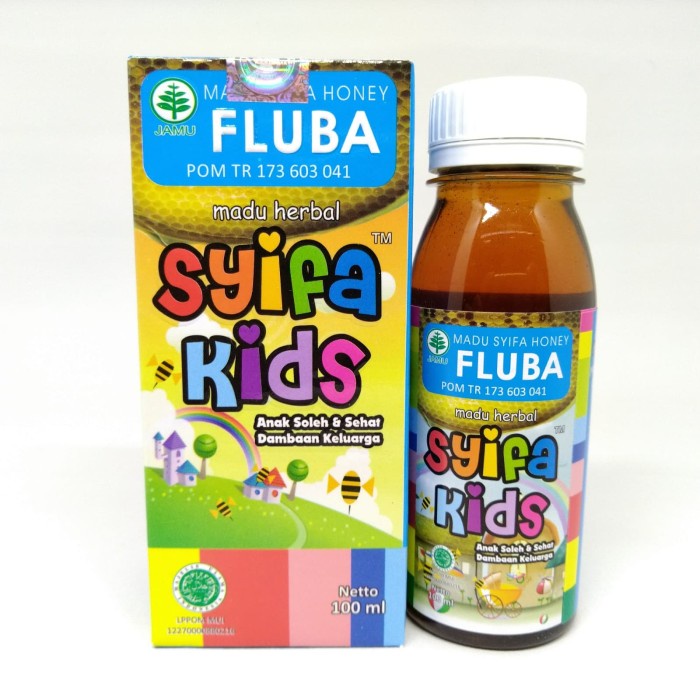 

201nhgg Madu Anak Syifa Kids Fluba / Flu Dan Batuk Ds201Fs