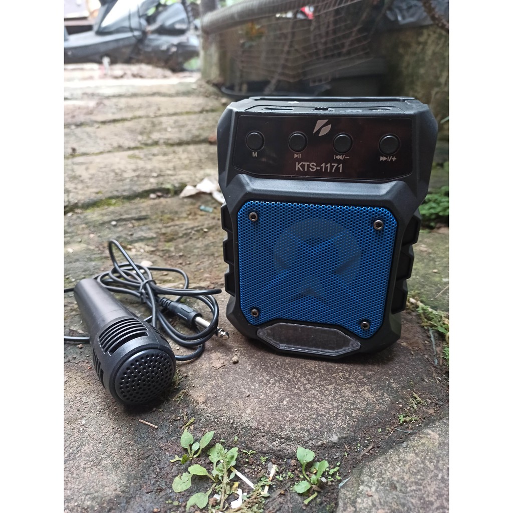 Karaoke Speaker Free Mic KTS 1171 Speaker Bluetooth Portable Bass