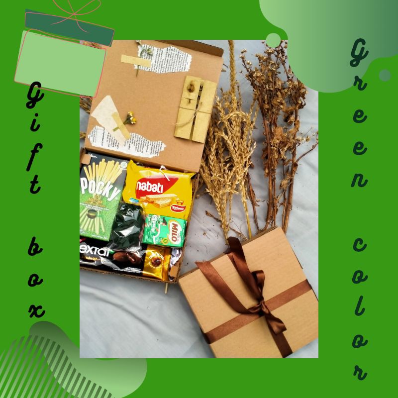 

Kado ulang tahun/Gift Box Green Color