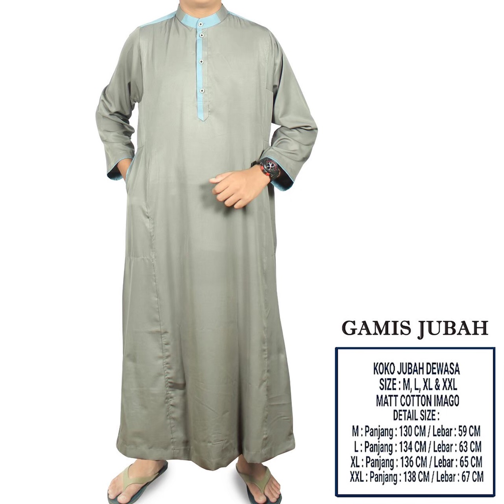 Baju Jubah Pria Gamis Pria Al Haramain Pakistan Lengan Panjang Lebaran Muslim Cowok Laki Laki Pria Dewasa Terbaru 2022