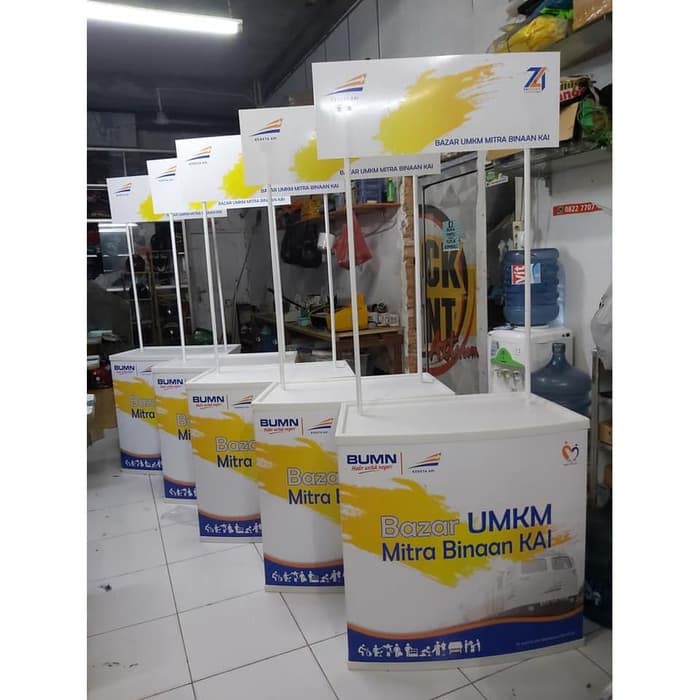 EVENT DESK BOOTH PORTABLE PVC plus printing pb