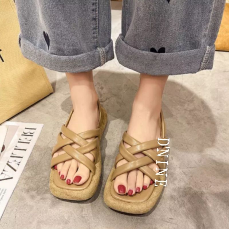 Sandal Wanita Sandal platporm wedges gladiator DN 13