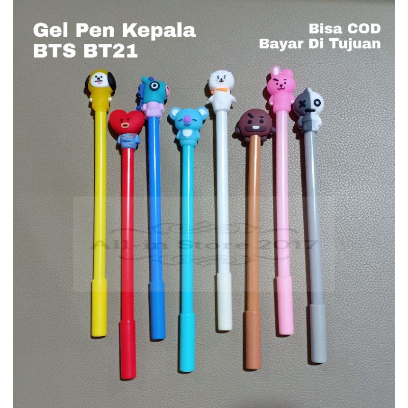 

GEL PEN PULPEN KEPALA BTS BT21