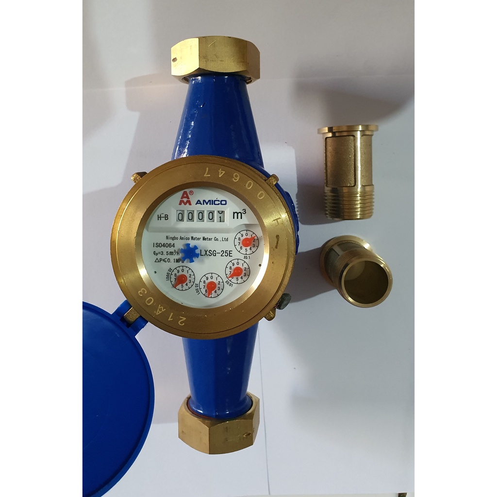 Jual Water Meter 1 Inch Amico Meteran Air Flow Meter Indonesia