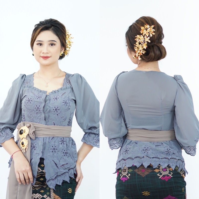 Kebaya jadi bordir sabrina pipil motif super cantik dan mewah/ BEST SELLER