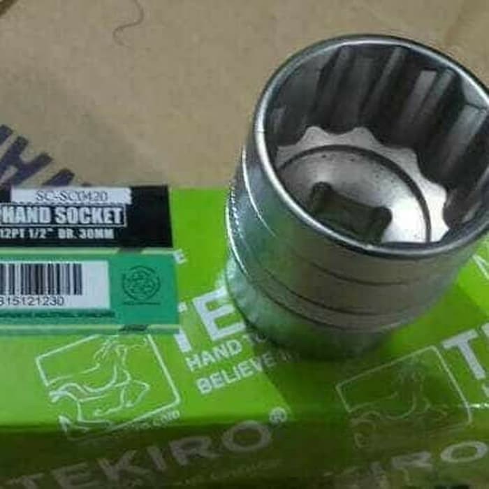 Mata Sock Tekiro 1/2&quot; DR 12PT ukuran30mm