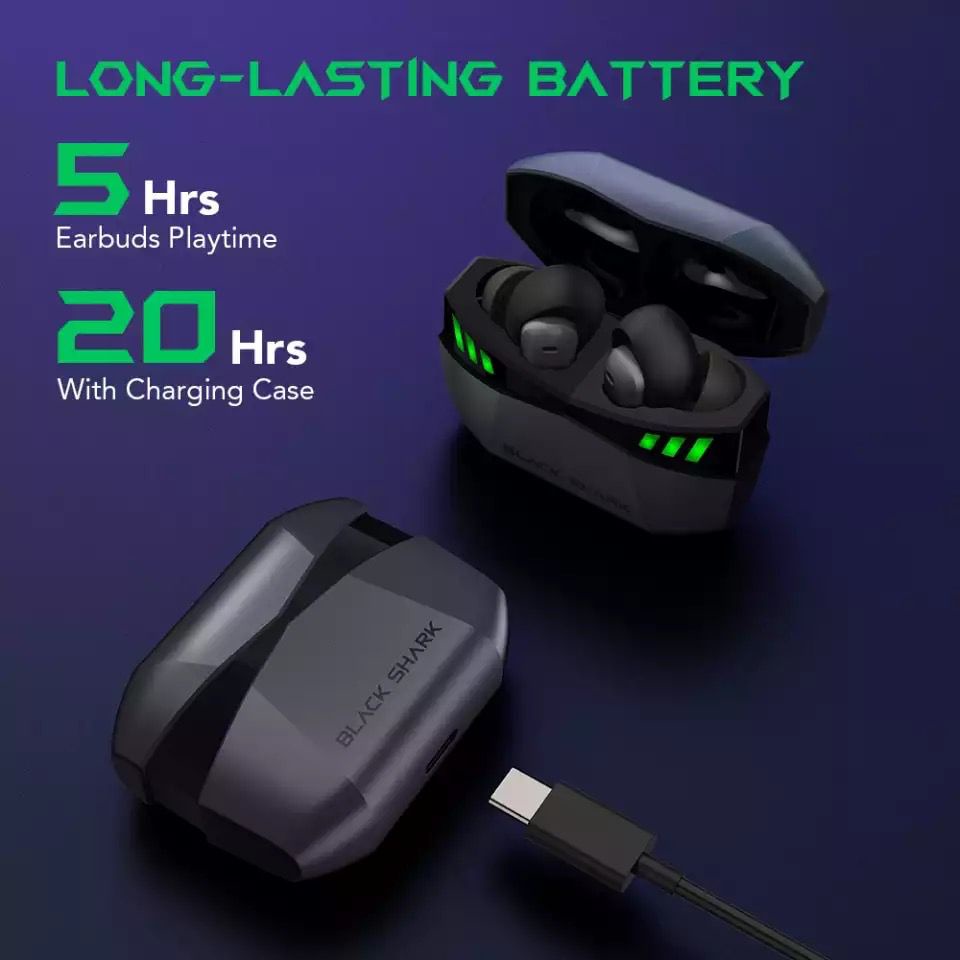 Black Shark Lucifer T2 TWS Bluetooth Gaming Earphone Garansi Resmi 1 Tahun