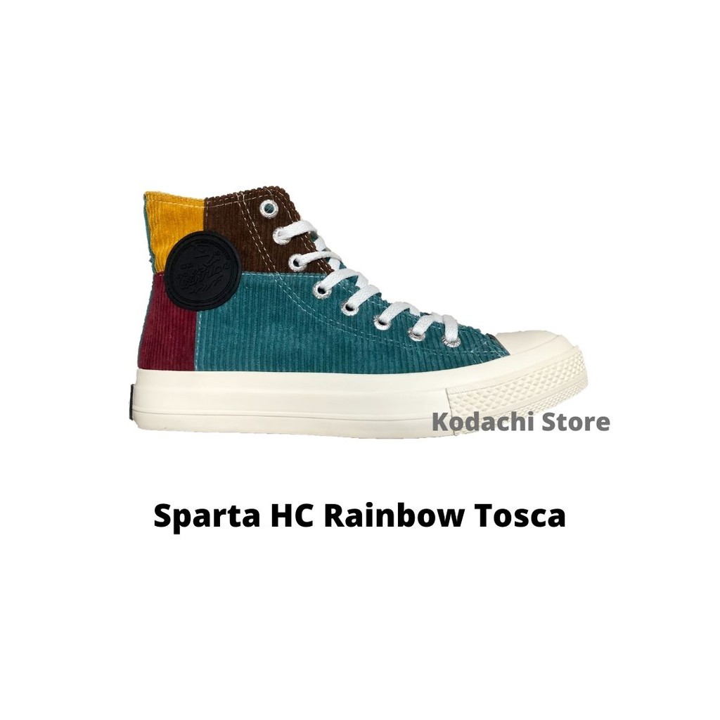 Sepatu Warrior Sparta HC Rainbow Tosca - Warrior Shoes Original