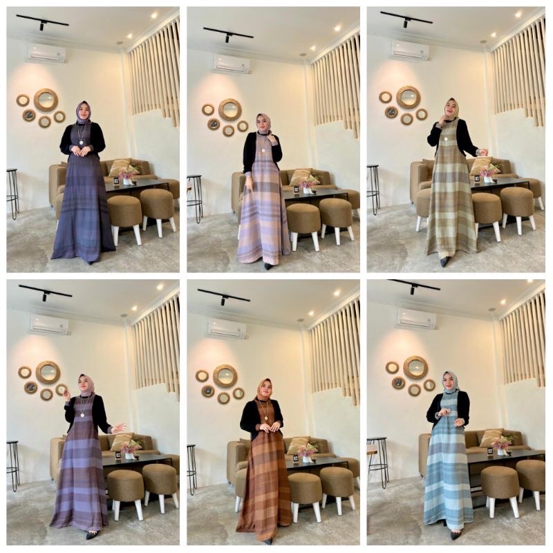 Dress Produk HMF Ori Model Kalya DRESS