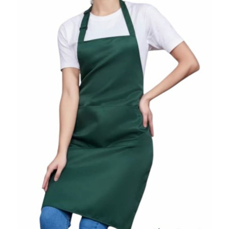 CELEMEK APRON ALAT PELINDUNG MASAK BAHAN DRILL QUALITY