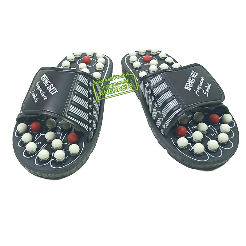 SANDAL SELOP REFLEKSI KESEHATAN PIJAT REFLEXI AKUPUNTUR KAKI REFLEXY REMATIK