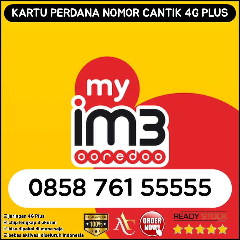 NOMOR CANTIK IM3 55555 INDOSAT OOREDOO