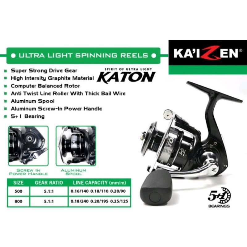 REEL KAIZEN KATON / KARASU / FUJIN ULTRALIGHT