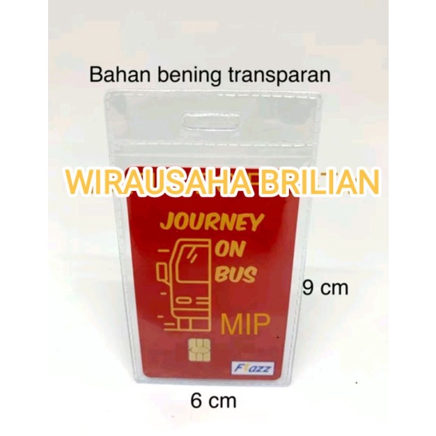 

Plastik pelindung ID Card/ktp/kartu atm bening transparan 50 pcs