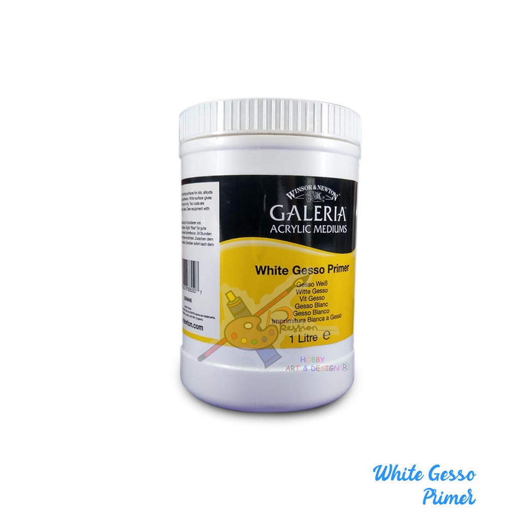 

WINSOR ARTIST ACRYLIC MEDIUM WHITE GESSO PRIMER 1 LITER