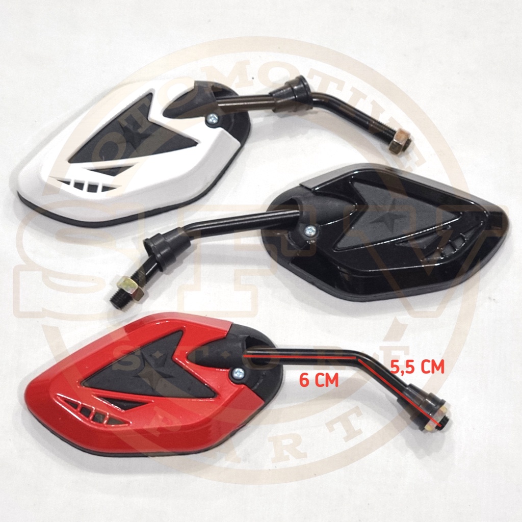 Kaca Spion Model Vario 150 New / Beat Fi / Vario 125 / Beat Honda Yamaha Standar Dan Mini-5