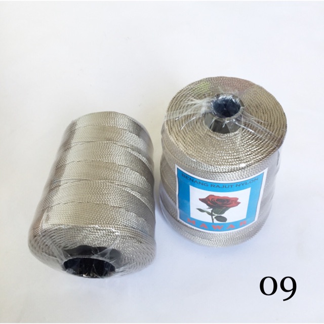 PREMIUM Benang Rajut Nilon Nylon d27 Cap Mawar PREMIUM Benang Rajut Nilon Nylon d27 Cap Mawar