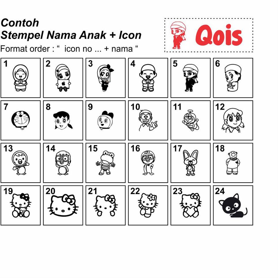 (MENARIK) Stempel Nama Flash Mini 10x30mm Cap Nama Dokter Bidan Perawat Apoteker Jabatan HP Free Cus