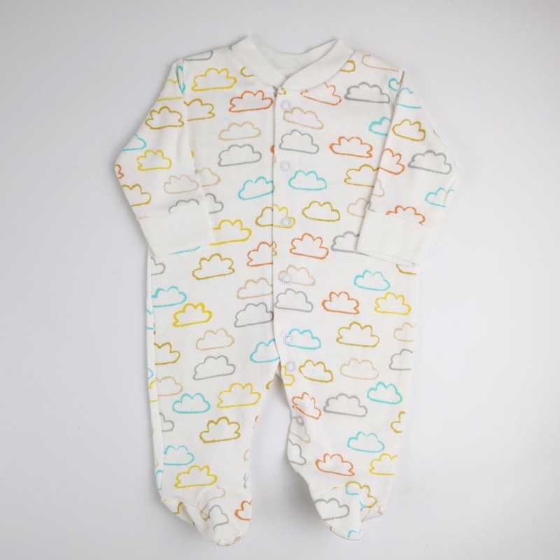 BABY K2 - BABY SLEEPSUIT MOTIF DOMBA MEREK LITTLE DUCK 1 PACK ISI 3 PCS KODE 00023
