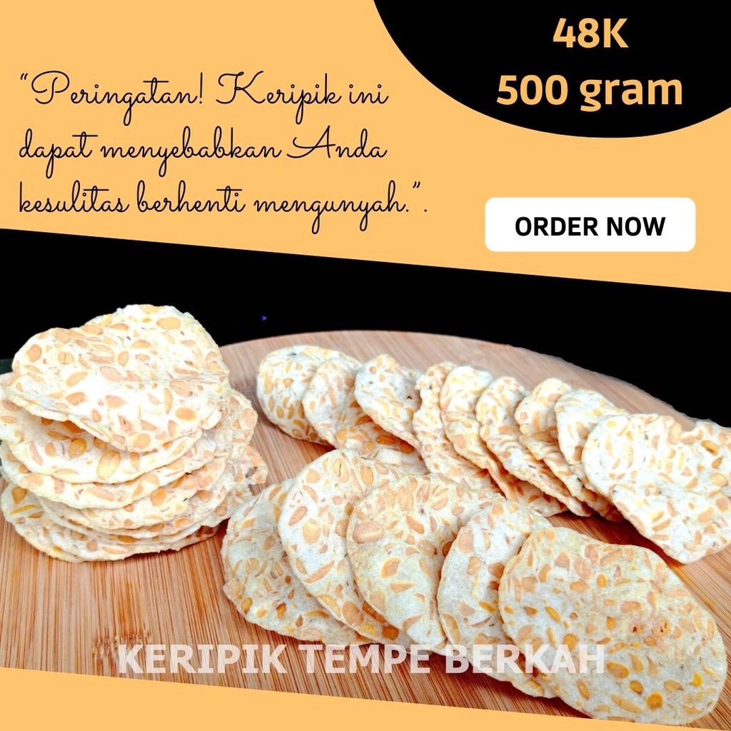 

Keripik Tempe 500 Gram