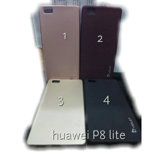 Baby skin ultrathin casing softcase violet huawei P8 lite