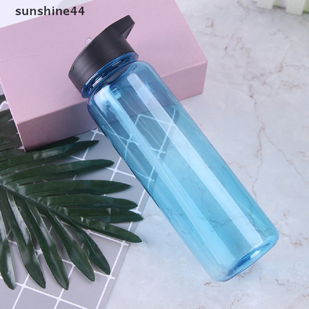 Sunshine Botol Minum Plastik 750ml Anti Bocor Dengan Sedotan Untuk Olahraga