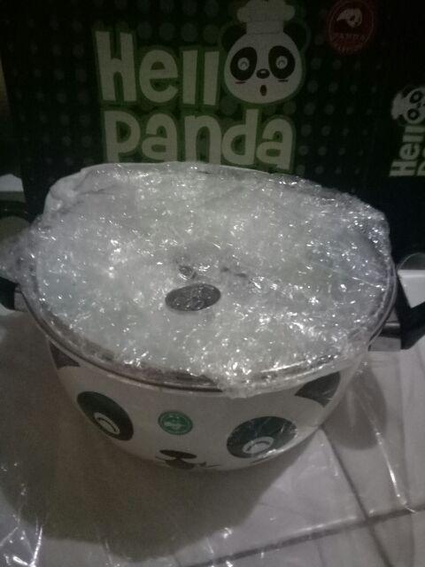 Panci Maspion Hello Panda Enamel Ukuran 18 22 24 Cm Kode Ls Qj Rw