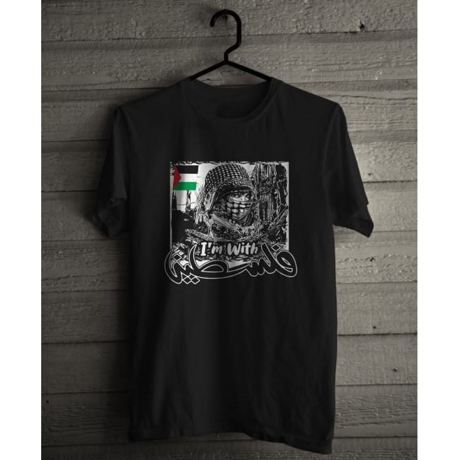 (DISTRO) KAOS PALESTINA PRIA - KAOS PALESTINA WANITA LENGAN PANJANG